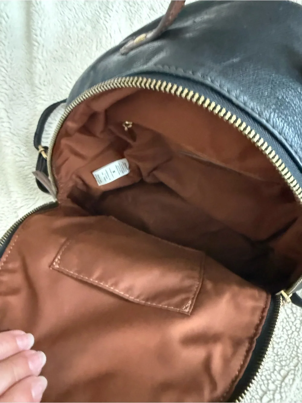 Fossil Small Leather Backpack